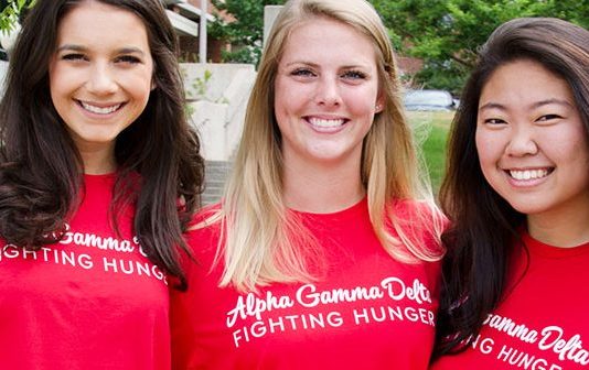 Campaign Profile: Alpha Gamma Delta “Fighting Hunger – Full Plates. Hearts. Minds.”