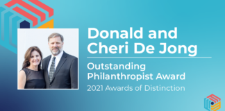 2021 Outstanding Philanthropist Award: Donald and Cheri De Jong 2021-FFE-AOD_Philanthropist
