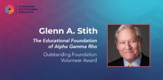 2025 Outstanding Volunteer: Glenn A. Stith