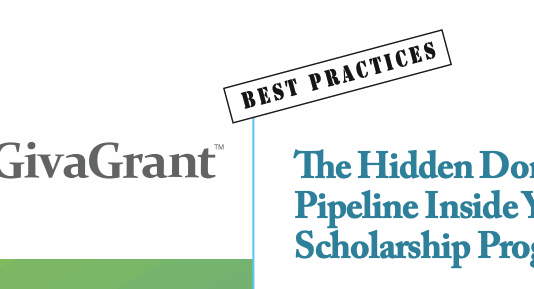 The Donor Pipeline Hiding in Your Scholarship Program