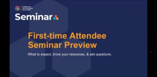 First-time Seminar Attendee Preview (2026)